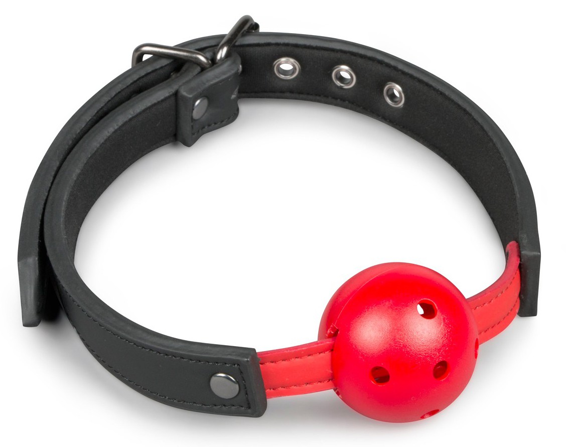 baillon avec boule rouge percee