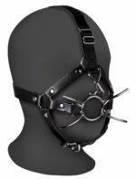 baillon avec crochet nasal gag cross noir