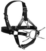 baillon avec crochet nasal gag cross noir 2