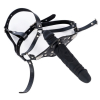 baillon avec gode strap dick 12cm 2