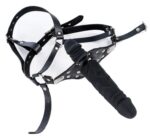 baillon avec gode strap dick 12cm 2