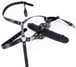 baillon avec gode strap dick 12cm 3