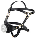 baillon avec masturbateur entree bouche tranlips 30mm 2