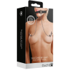 baillon avec pinces tetons nipple gag noir 2