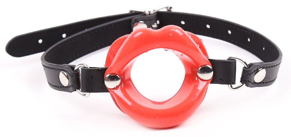 baillon bouche rouge