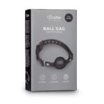 baillon boule en silicone noir 1