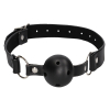 baillon boule gag strap noir