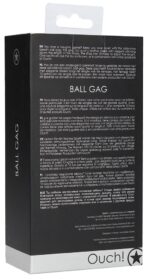 baillon boule gag strap noir 5