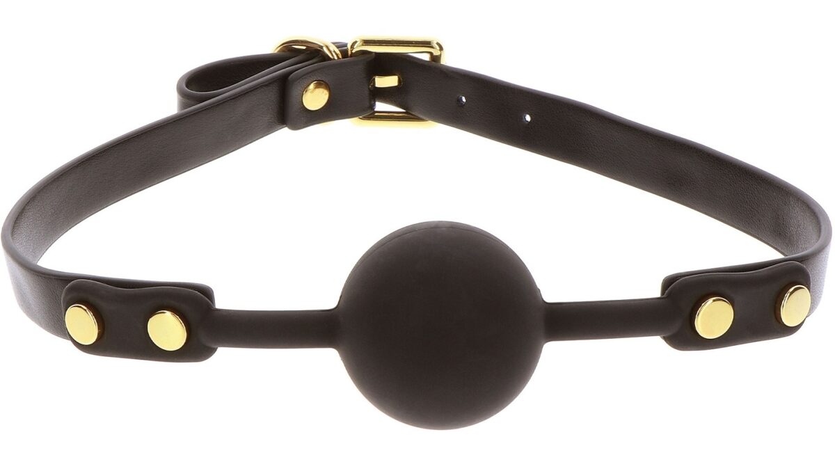 baillon boule gag vogue noir