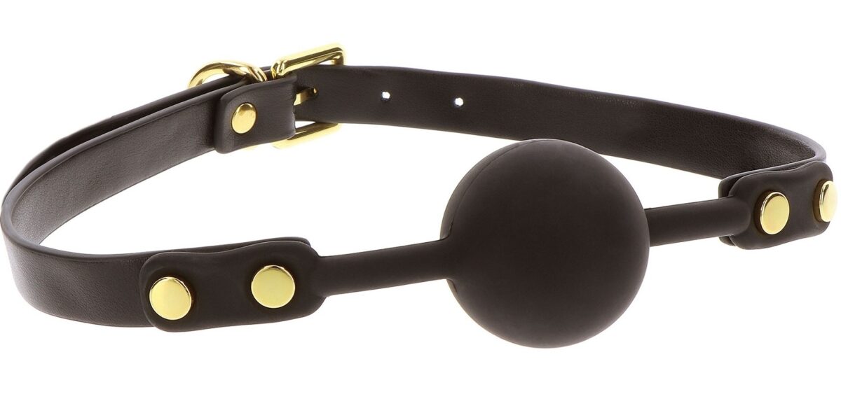 baillon boule gag vogue noir 2