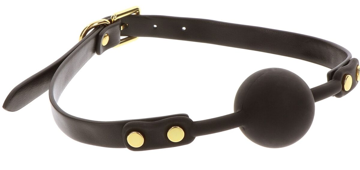 baillon boule gag vogue noir 4