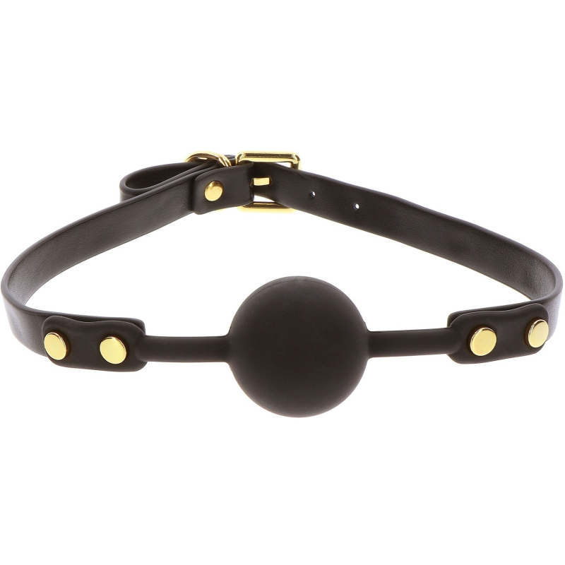 baillon boule gag vogue noir