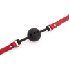 baillon boule liny thin noir rouge 1