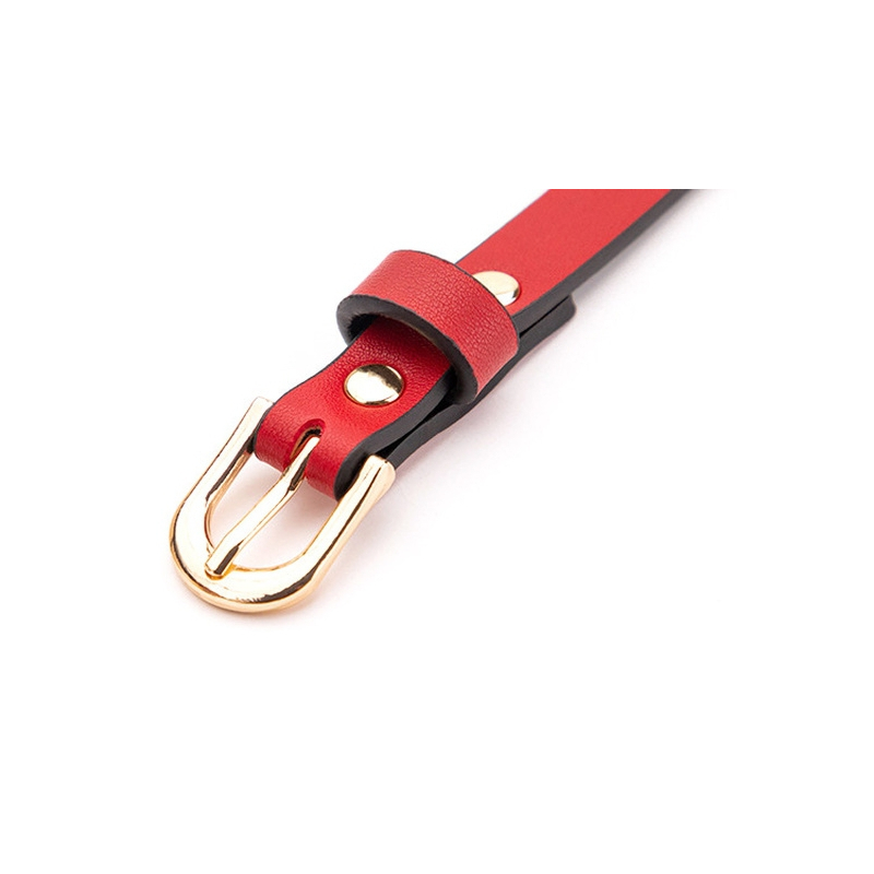 baillon boule liny thin noir rouge 2