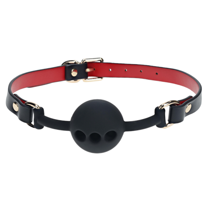 baillon boule milan 41mm noir et rouge