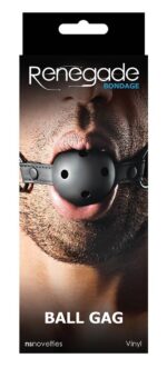 baillon boule perce renegade noir 1