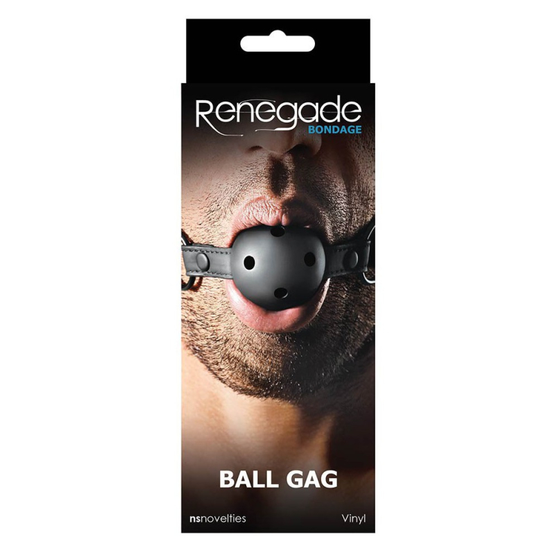 baillon boule perce renegade noir 1