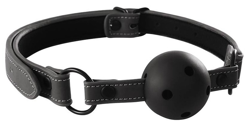 baillon boule perce renegade noir