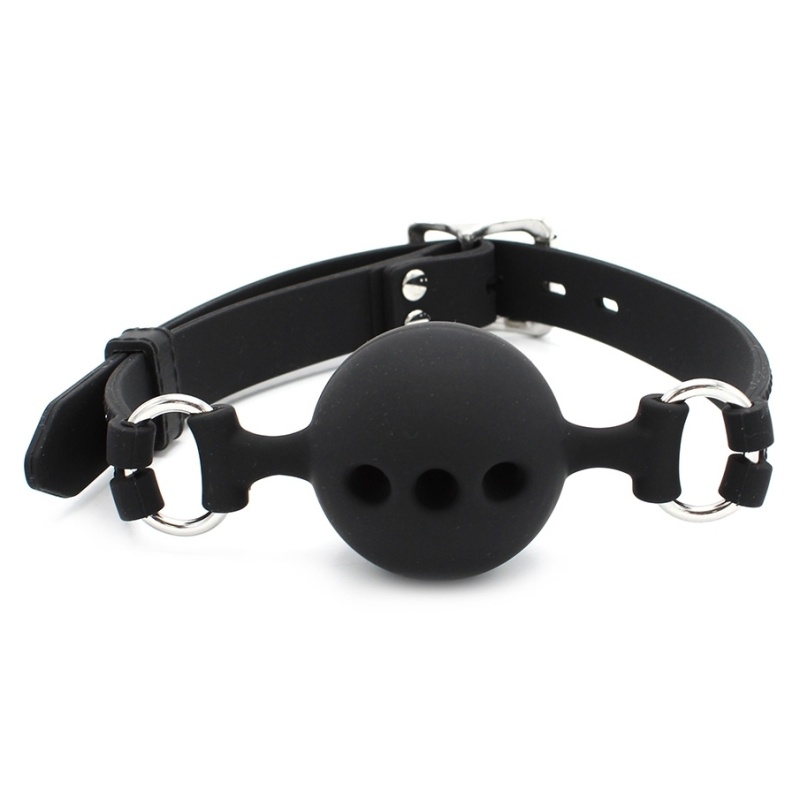 baillon boule percee ball gag 43mm 1