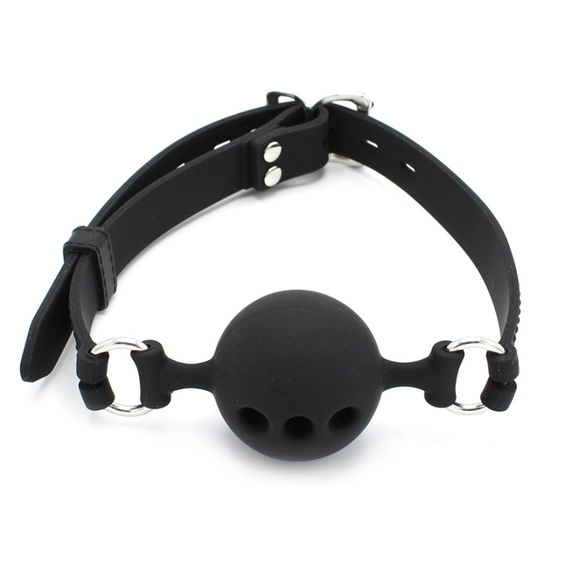baillon boule percee ball gag 43mm 2