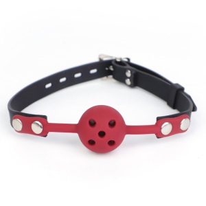 baillon boule percee breathfive 40mm bordeaux