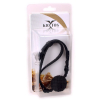 baillon boule pinecone silicone noir 1