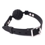 baillon boule pinecone silicone noir 3