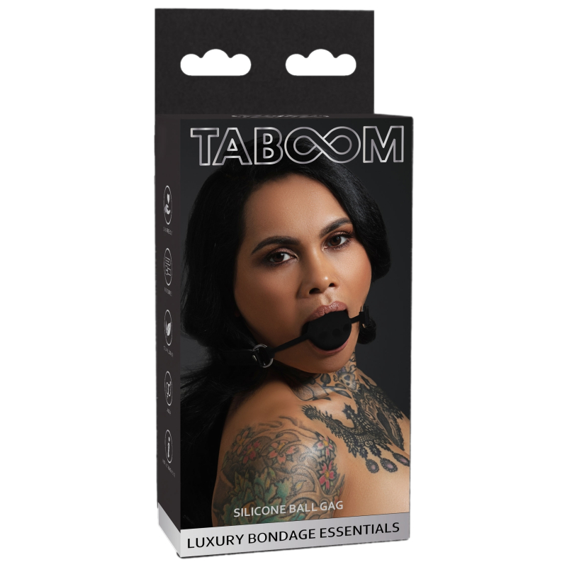 baillon boule silicone gag taboom 4cm 4