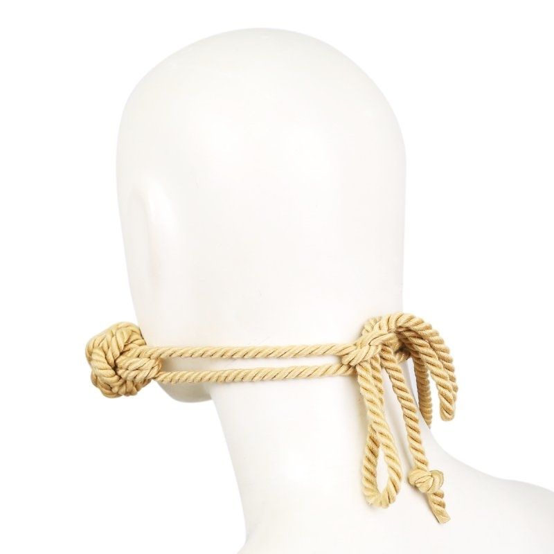 baillon cordage hemp gag 12cm 2