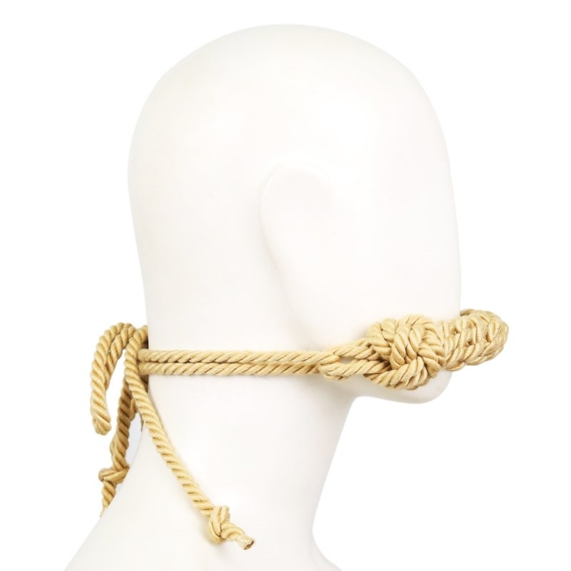 baillon cordage hemp gag 12cm 3