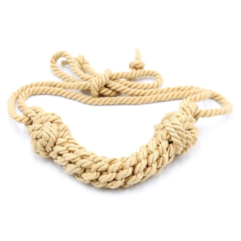 baillon cordage hemp gag 12cm 4