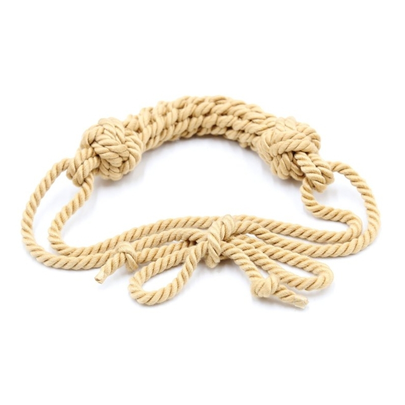 baillon cordage hemp gag 12cm 5
