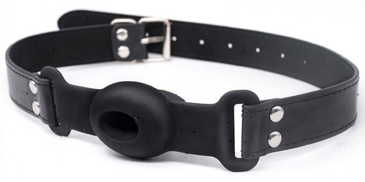 baillon drool hole noir