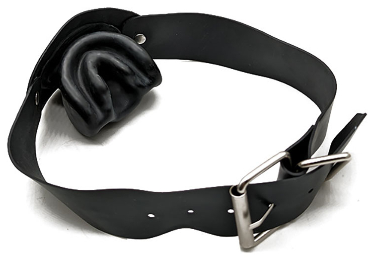 baillon en latex no more noir