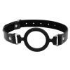 baillon en silicone ring gag 40mm noir