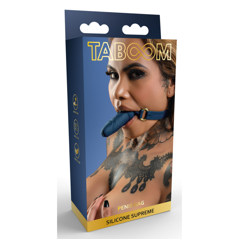 baillon en silicone supreme dick 7 x 27cm 1