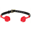 baillon en silicone zen open noir rouge 1