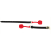 baillon en silicone zen open noir rouge 3