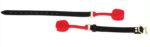 baillon en silicone zen open noir rouge 3