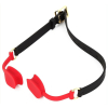 baillon en silicone zen open noir rouge 6