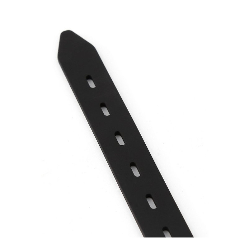 baillon en silicone zen open noir rouge 7