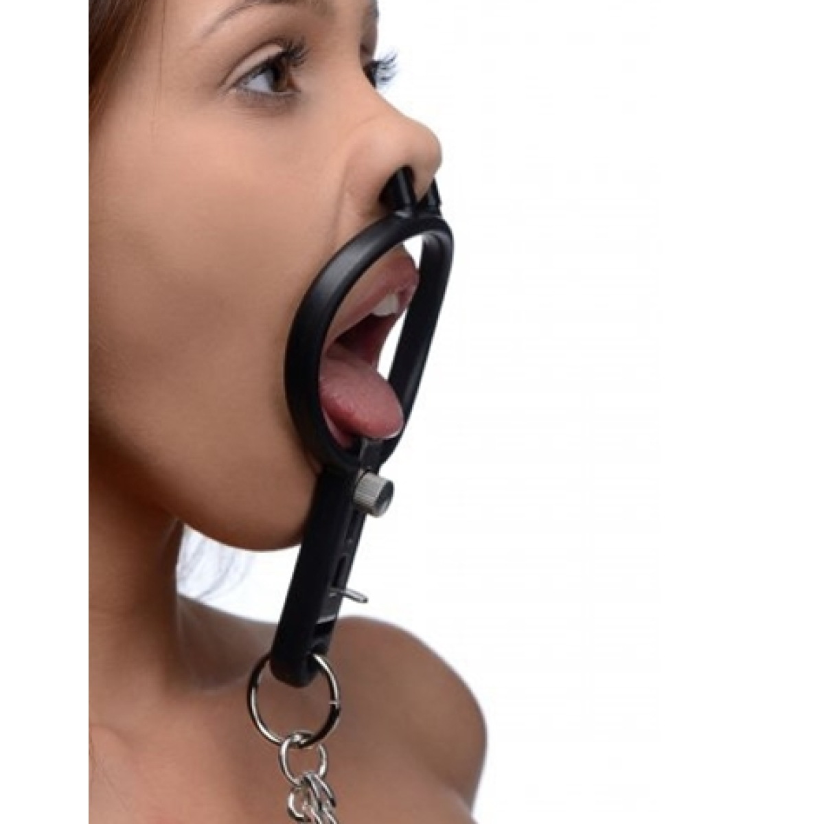 baillon et pinces tetons degraded mouth