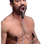 baillon et pinces tetons degraded mouth 2