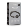 baillon flexible avec boule silicone noir 1