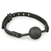 baillon flexible avec boule silicone noir