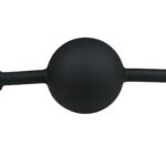 baillon flexible avec boule silicone noir 3