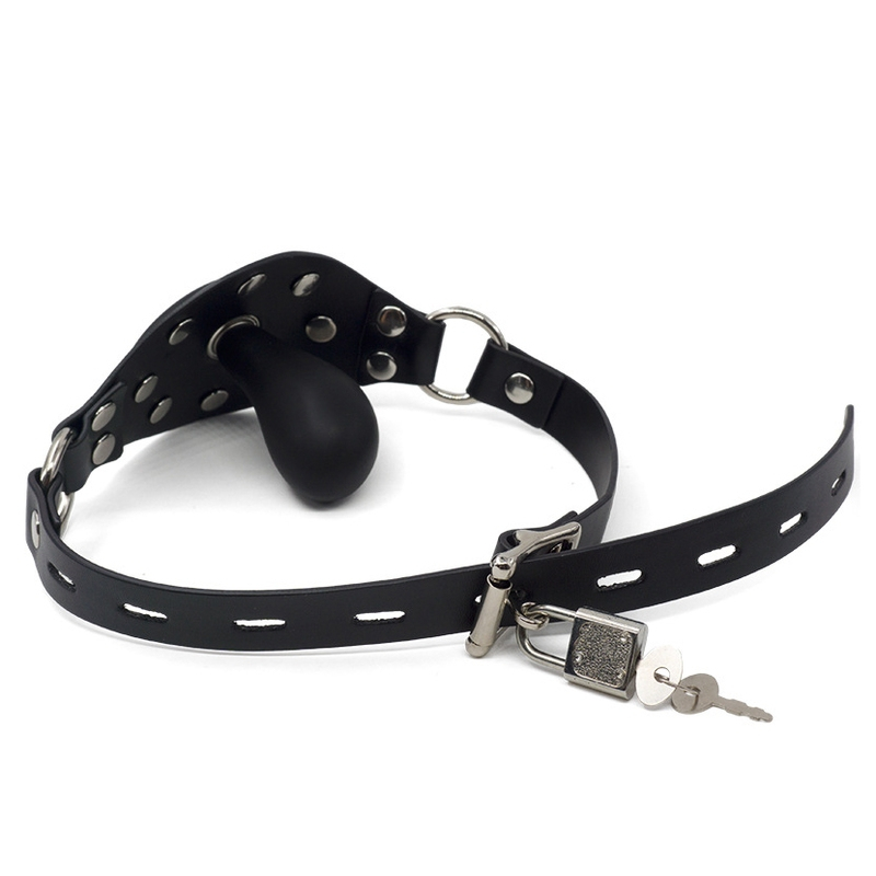 baillon gonflable bulb gag noir 1