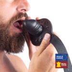 baillon gonflable en cuir embout penis 6cm