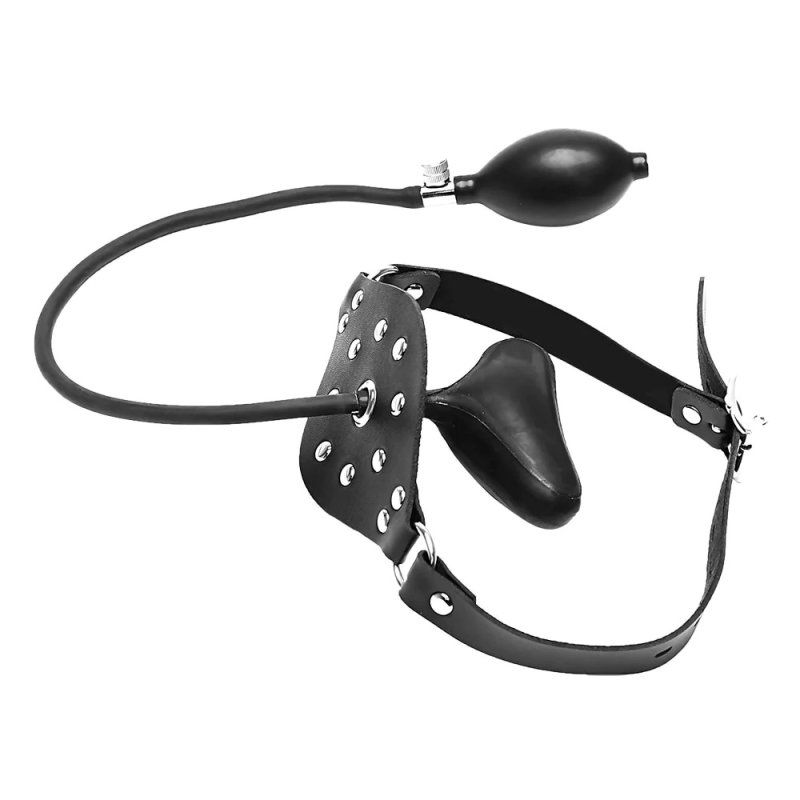 baillon gonflable kinky gag noir 2
