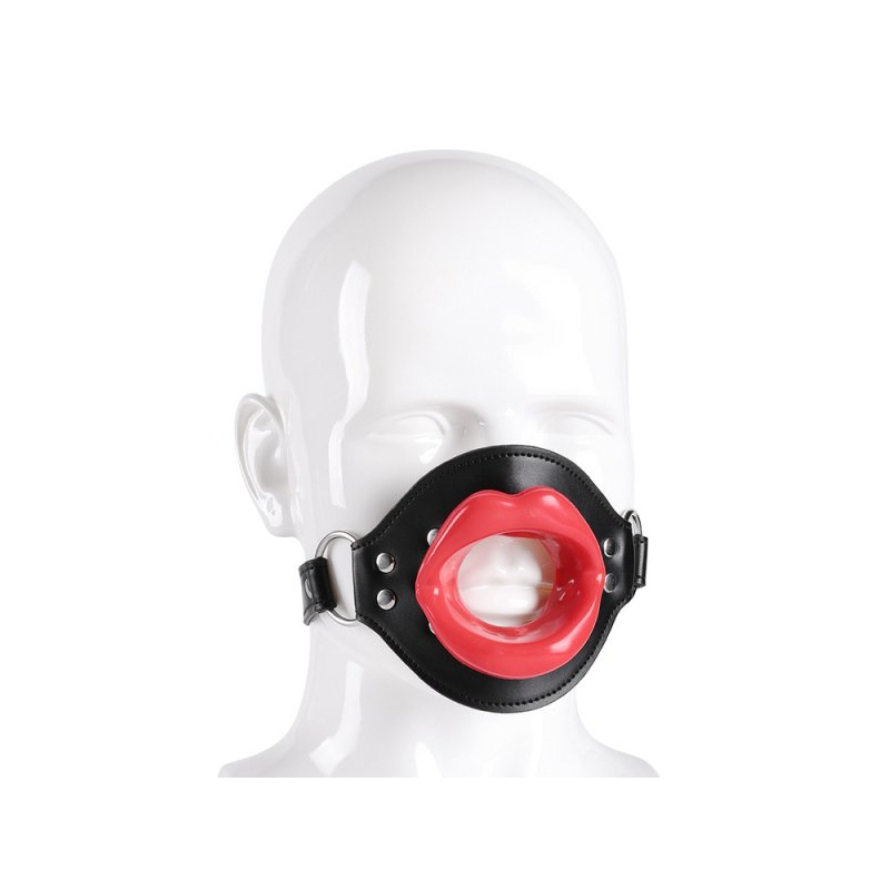 baillon lips gag noir rouge 1